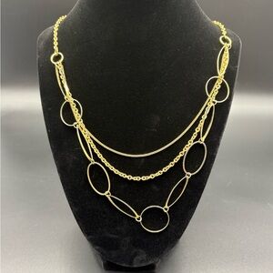 2/$10 Layered Look Gold Chain Necklace